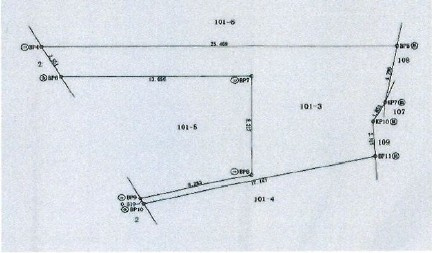 緑区有松三丁山　売地　C区画の土地図|区画図　※図面と現況が異なる場合は現況優先といたします。