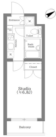 ステージファースト高輪の間取り
