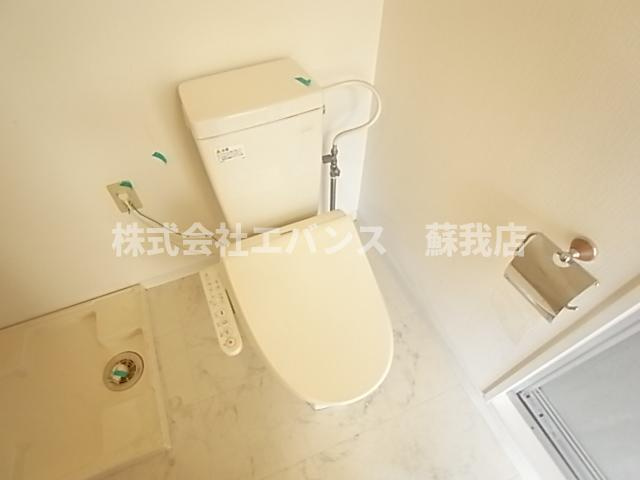 【トイレ】 | リエス千葉新宿 | 落ち着いた色調のトイレです