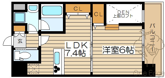 NORTH VILLAGE参番館の間取り