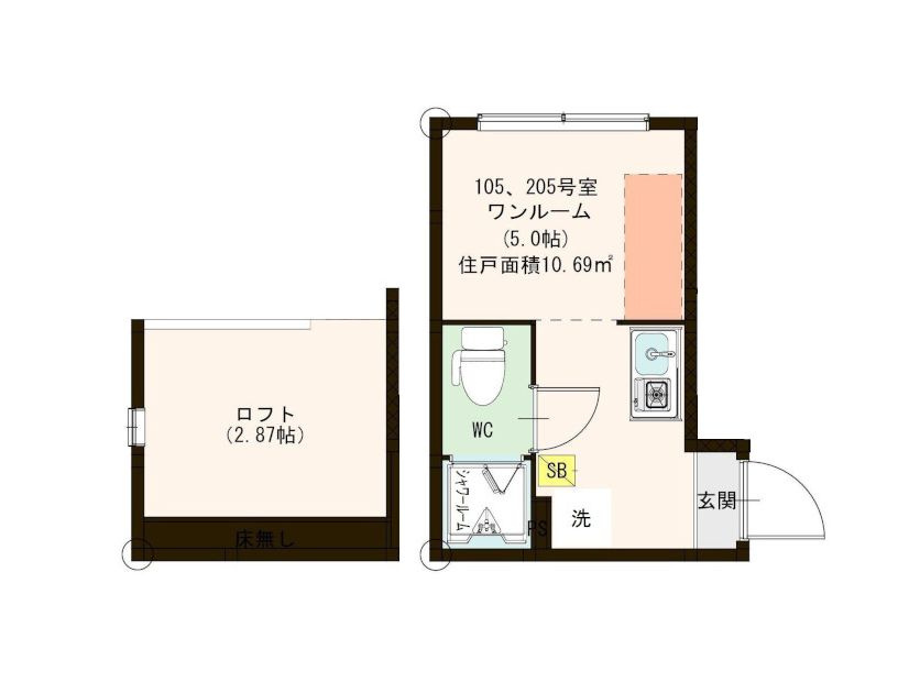 ハーモニーテラス上井草の間取り