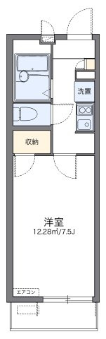 レオパレス花水木の間取り