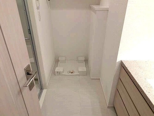 パークシティ大崎ザタワーの設備|室内洗濯機置場　※2026年8月の写真