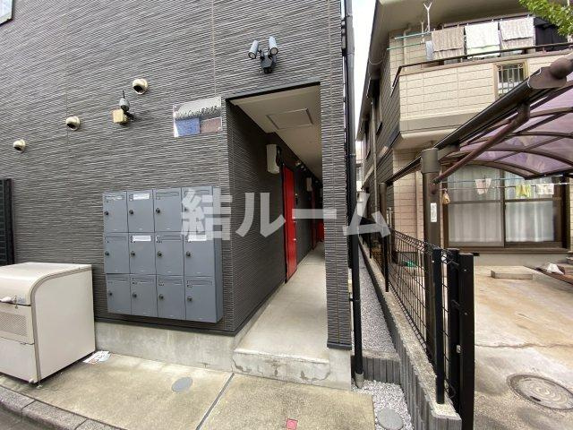 板橋区徳丸１丁目のアパートのエントランス