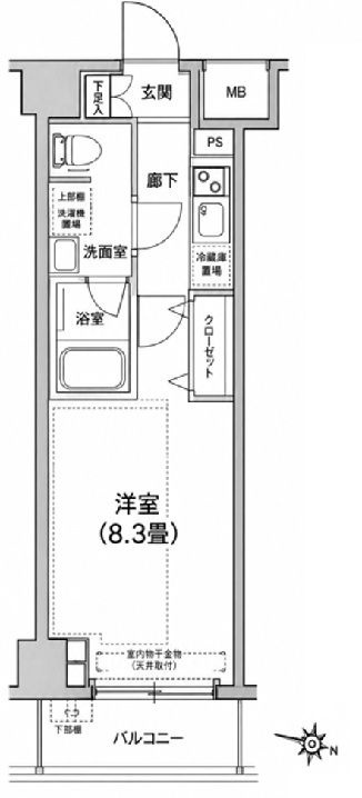 ルフレ赤羽サウスの間取り