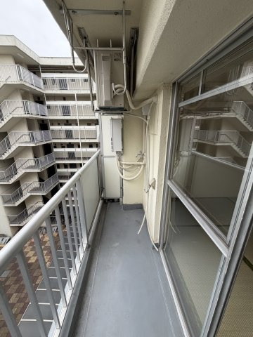 行徳マンションのバルコニー