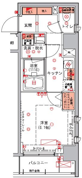 ハーモニーレジデンス日本橋イーストの間取り