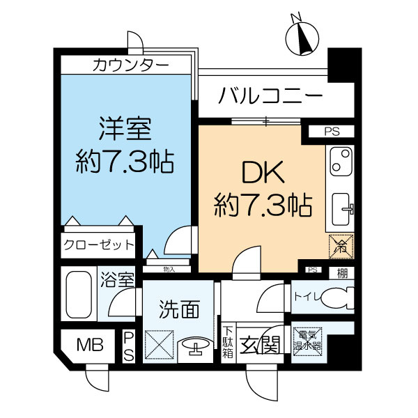 西宮アネックスの間取り