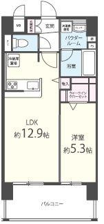 ヴァンドーム梅田北の間取り