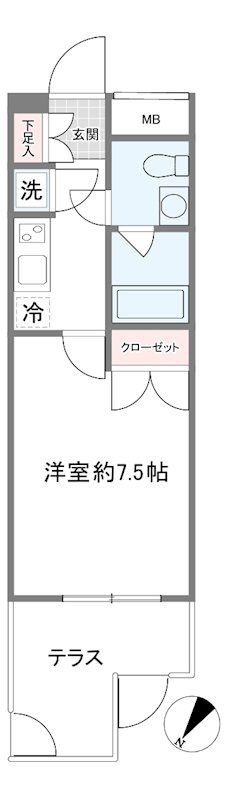 パレステュディオ白金台の間取り