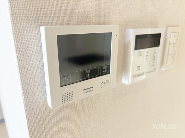 サクラテラスのセキュリティ|TVモニタ付きインターホンです☆