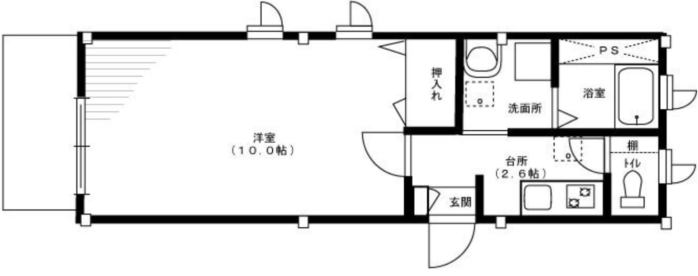 ボヌール高円寺の間取り