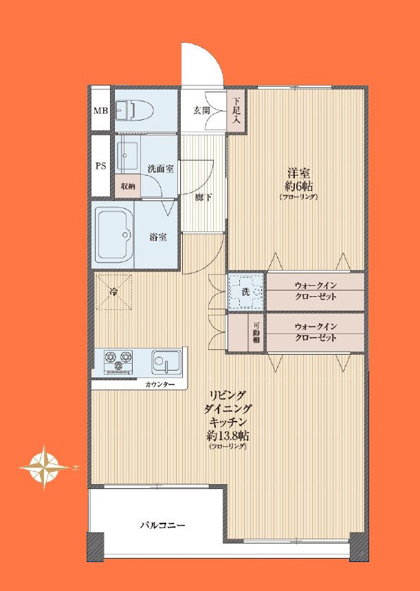板橋スカイプラザの間取り