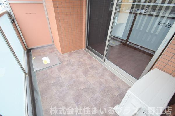 プレジオ城東中央のバルコニー