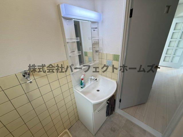 杉責谷1丁目戸建　賃貸の独立洗面台|使いやすい独立洗面台です