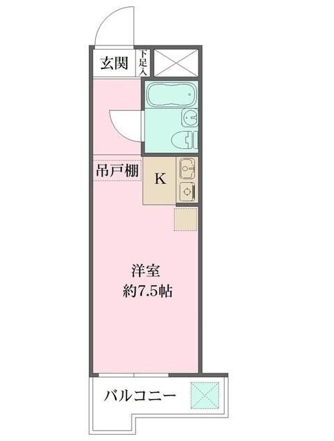 トップ桜新町第２の間取り|間取りです。