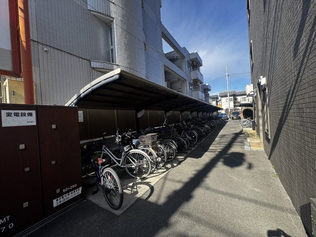 ポレスター文京町の駐輪場|駐輪場