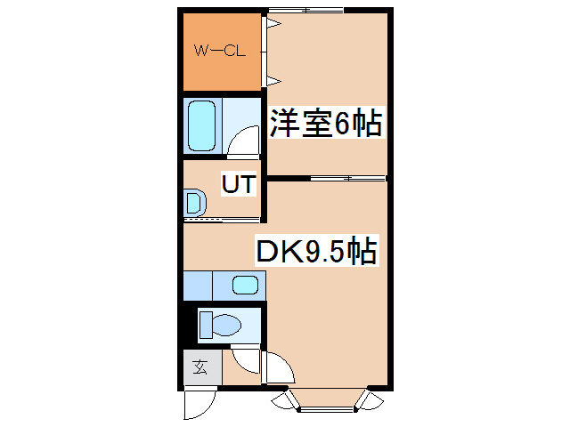メゾンソレイユの間取り