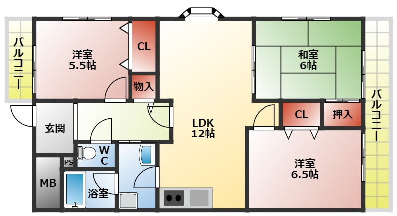 メゾンプレセアの間取り