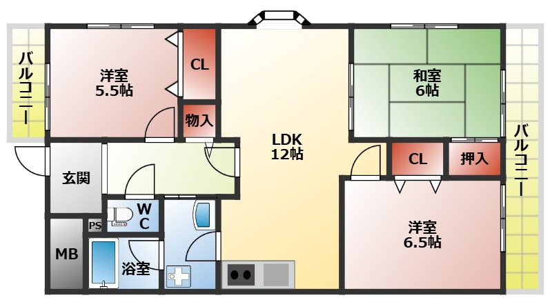 メゾンプレセアの間取り