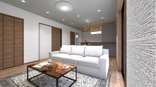 東久留米市下里２丁目　建築条件付き　売地　土地分譲可の完成予想図