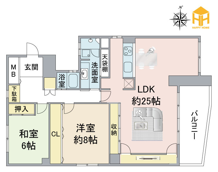 ダイアパレス新大阪 の間取り|※現況と図面が異なる場合現況を優先いたします。