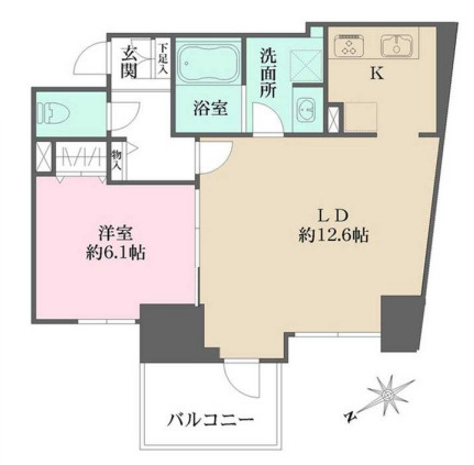 N-flats三ノ輪の間取り