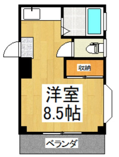レジデンスメウミシマの間取り