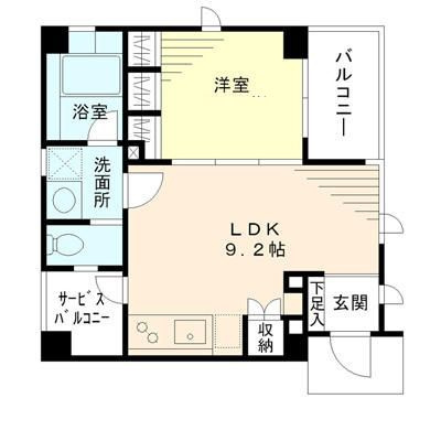 ベルメゾン鷺宮の間取り|間取りです。