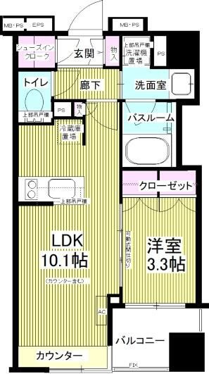 アンビックス神田の間取り