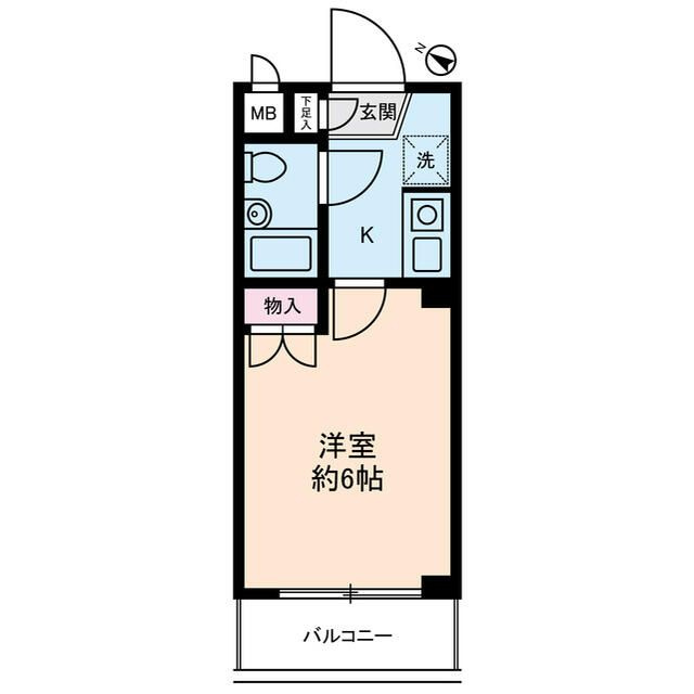 キャッスルマンション鶴間の間取り