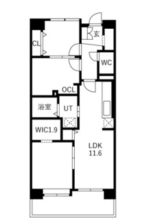 【間取り】 | アクティ目黒駅前1号棟 | 間取りです。