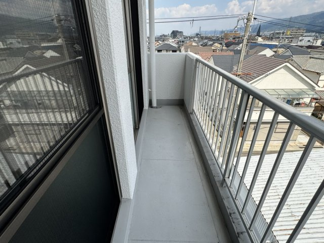 江尻マンションのバルコニー