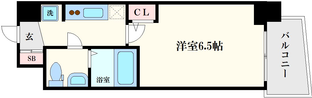 セレニテ天満橋アリアの間取り