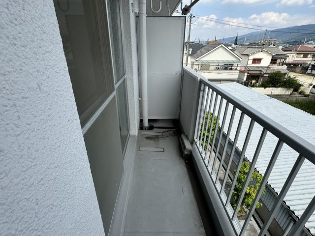 江尻マンションのバルコニー