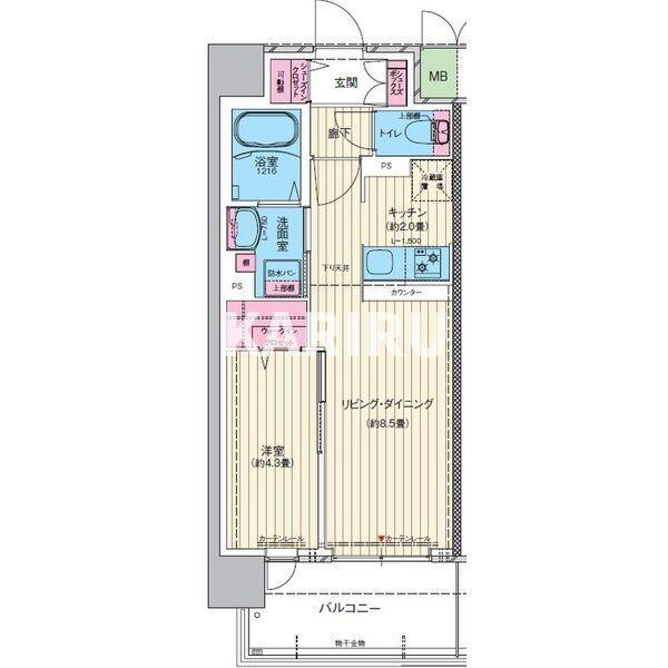 サザンネスト住ノ江駅前の間取り
