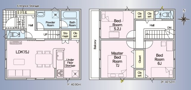 【間取り】 | 焼津市小川第10　新築戸建　全1棟