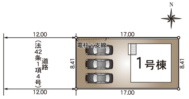 【区画図】 | 焼津市小川第10　新築戸建　全1棟