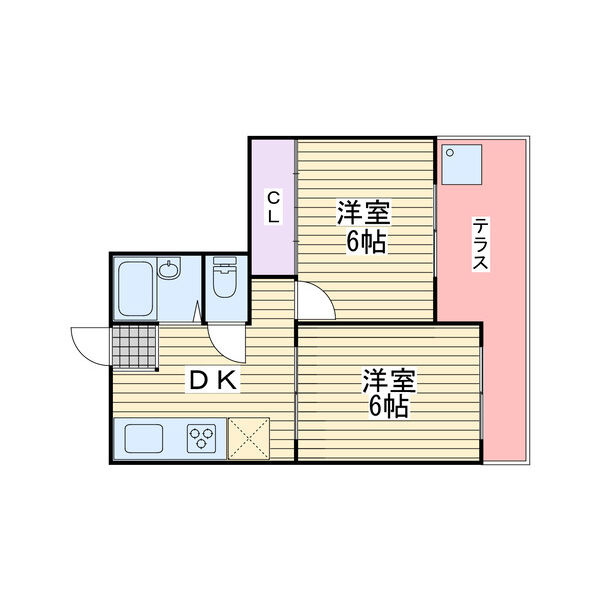 ロイヤル加美PARTⅠの間取り