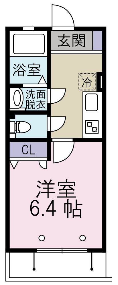 カトル　フィーユ の間取り|間取りです。