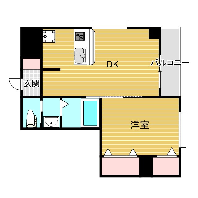 プロスパー江坂の間取り