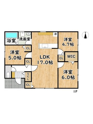 姫路市北原/新築戸建の間取り