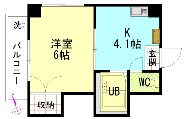 福寿ビルの間取り