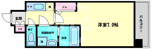 エスリード京橋アミュゼの間取り|エスリード京橋アミュゼ　間取り