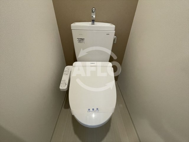 エスリード京橋アミュゼのトイレ|エスリード京橋アミュゼ　温水洗浄付き便座