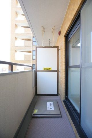 ライオンズマンション旗の台のバルコニー