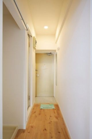 ライオンズマンション旗の台の玄関