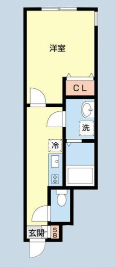 スパッツィオ南烏山の間取り