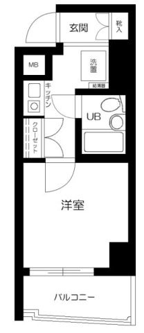ドルチェ新宿の間取り|間取りです。