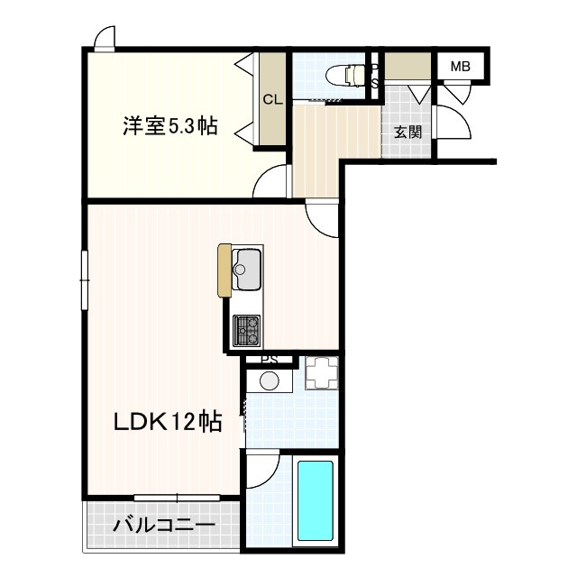 （仮称）境1丁目へーベルメゾンの間取り